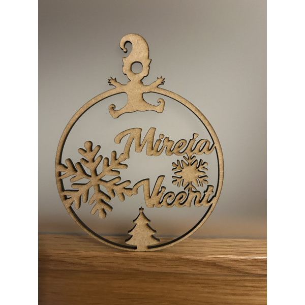 Bolita Navidad Personalizada 1