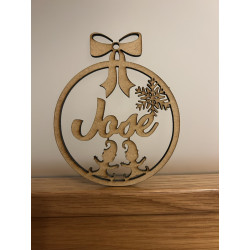 Bolita Navidad Personalizada 2