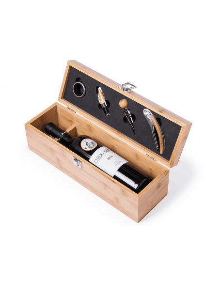 Caja de Vino con Accesorios – Edición Premium Diseño