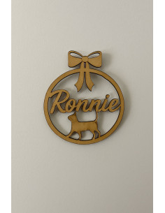 Bolita Navidad Gatito