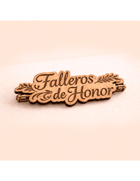 Pin Madera Falleros de Honor