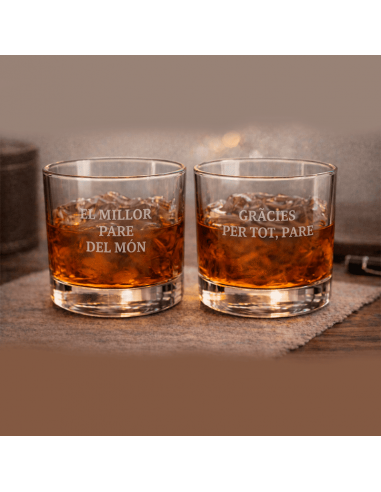 Pack 2 vasos grabados — Dia del Pare